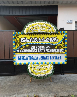 Papan Bunga Duka di Langsa Lama